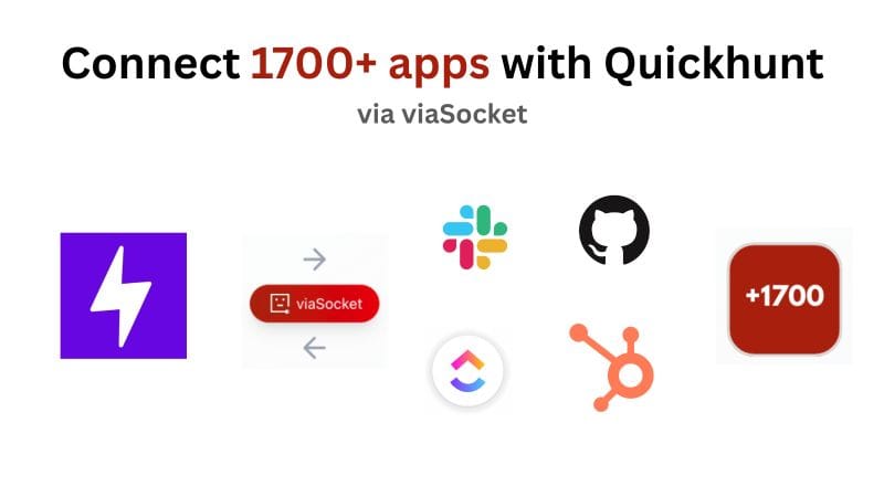 Ways to automate Quickhunt via viaSocket